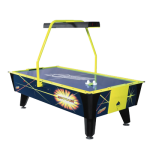 Hot Flash Air Hockey with blacklight graphics 